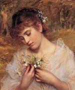 Sophie Gengembre Anderson Love In a Mist oil on canvas